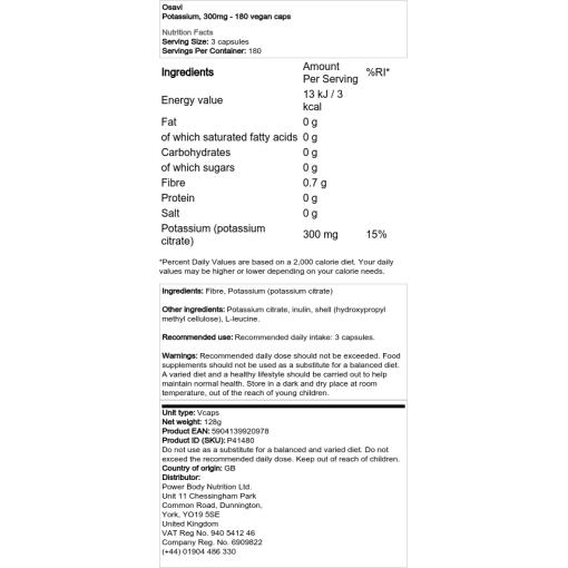 300 mg - 180 veganske kapsler