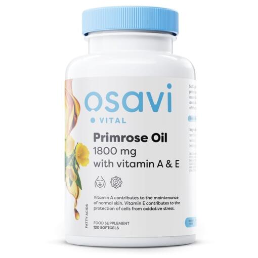 Kæmpenatlysolie med Vitamin A & E
