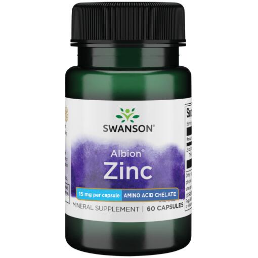 Swanson – Albion Chelateret Zink 15 mg