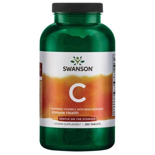 Bufferet C-vitamin med bioflavonoider - 250 tabletter