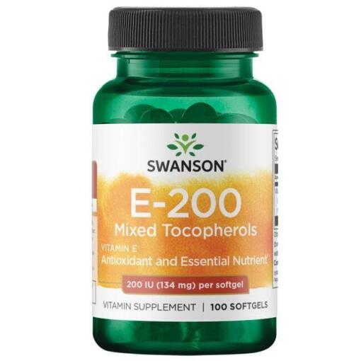 SWANSON E-vitaminblanding 200 IE 100 kapsler