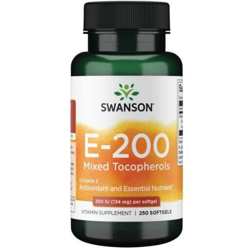 SWANSON E-vitaminblanding 200 IE 250 kapsler