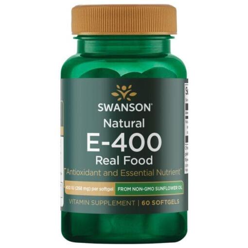 SWANSON E-vitamin naturlig 400 IE fra olie