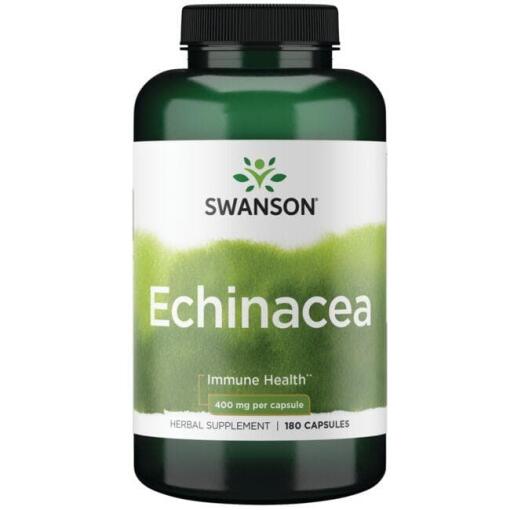 SWANSON Echinacea 400 mg 180 kapsler