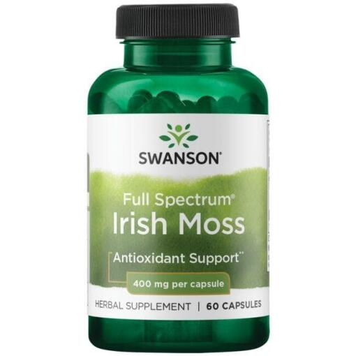 SWANSON FS Irsk Mos 400 mg 60 kapsler