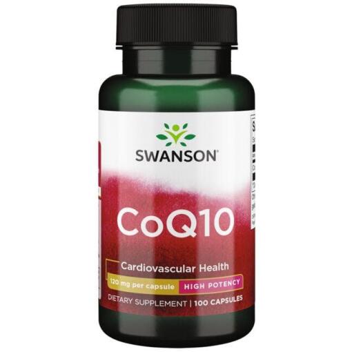 SWANSON Coenzym Q10 120 mg 100 kapsler
