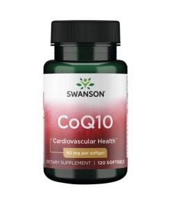 SWANSON Coenzym Q10 60 mg 120 kapsler