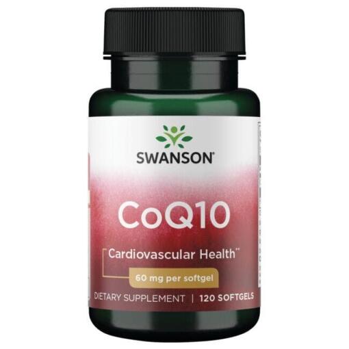 SWANSON Coenzym Q10 60 mg 120 kapsler