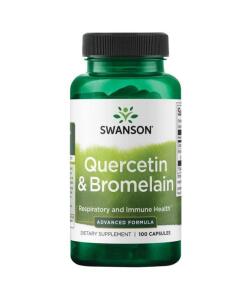 SWANSON Kværcetin og Bromelain 100 kapsler