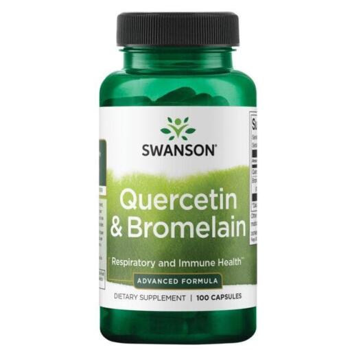SWANSON Kværcetin og Bromelain 100 kapsler