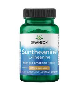 SWANSON L-Theanin 200 mg 60 veganske kapsler