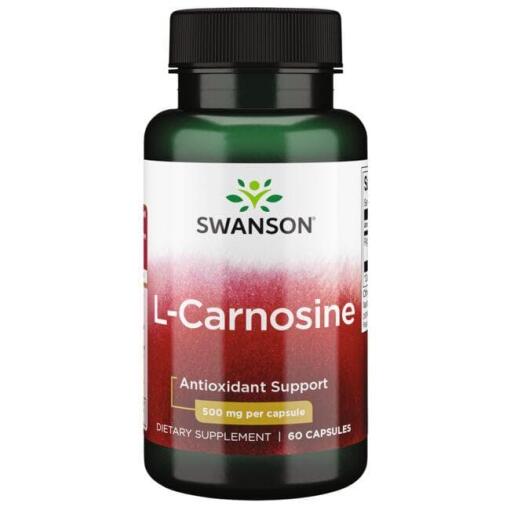 SWANSON L-karnitin 500 mg 60 kapsler