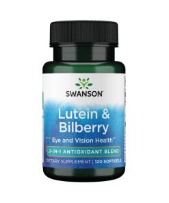 SWANSON Lutein+ Blåbær 120 kapsler