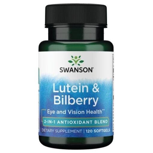 SWANSON Lutein+ Blåbær 120 kapsler