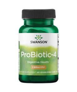 SWANSON Probiotika-4 60 kapsler