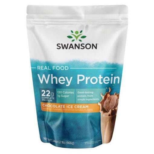 SWANSON Ægte Mad Valleprotein Chokolade 966g