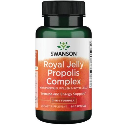 SWANSON Royal Jelly Propolis Kompleks 60 Kapsler
