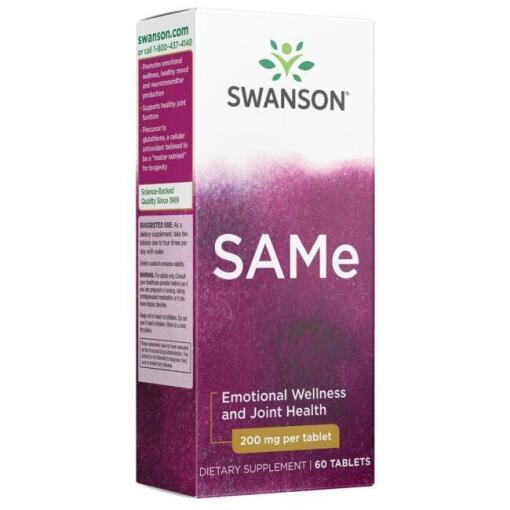 SWANSON SAMe 200 mg 60 tabletter