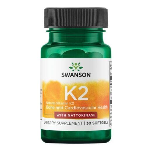 SWANSON Vitamin K-2 + Nattokinase