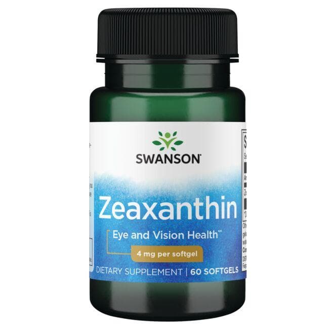 SWANSON Zeaxanthin 4 mg 60 kapsler