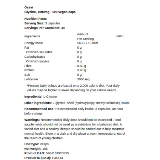 1000mg - 120 veganske kapsler