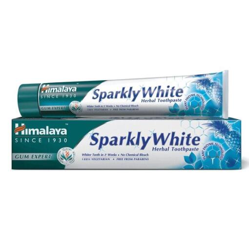 Glitrende Hvid Urte Tandpasta - 75 ml
