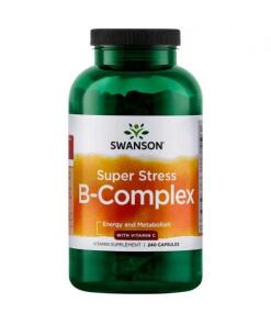 Super Stress B-kompleks med C-vitamin - 240 kapsler
