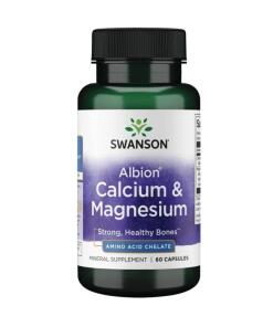 Albion Calcium & Magnesium - 60 kapsler