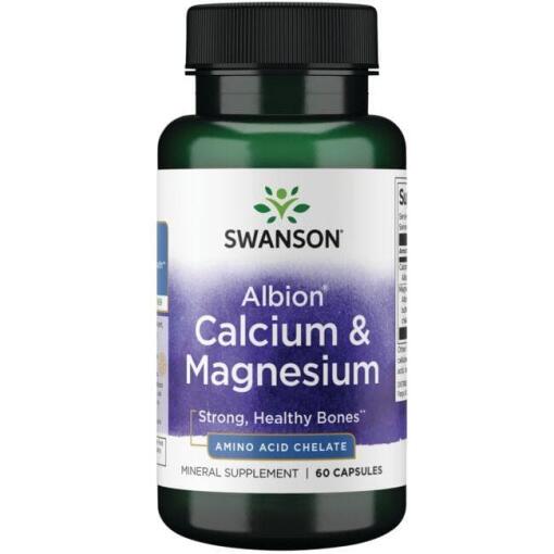 Albion Calcium & Magnesium - 60 kapsler