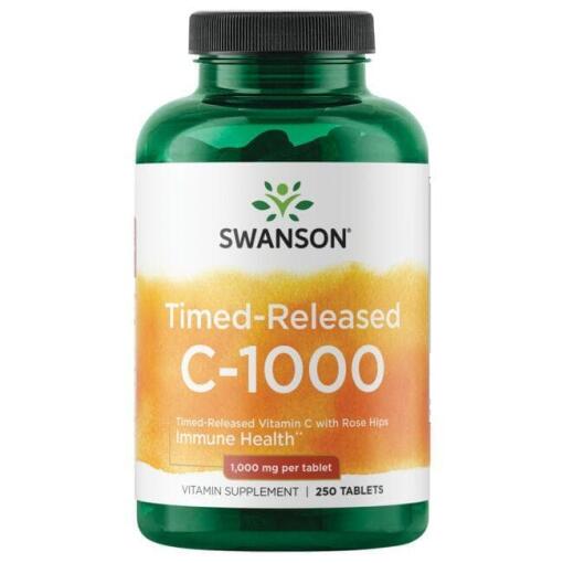 C-vitamin med hybenekstrakt - Tidsfrigivelse