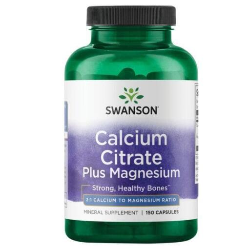 Calciumcitrat plus magnesium - 150 kapsler