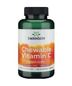 C-vitamin tyggetabletter med naturlig kirsebærsmag - 60 stk