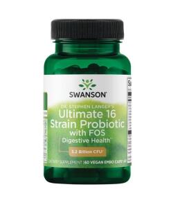 Dr. Stephen Langers Ultimative 16-Stamme Probiotika med FOS