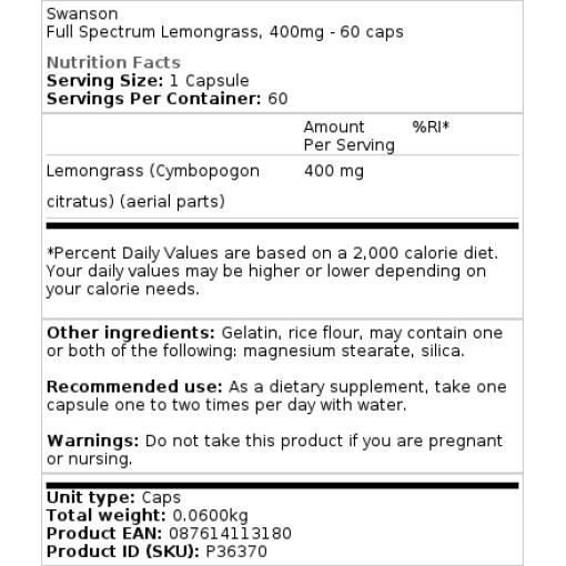400 mg - 60 kapsler
