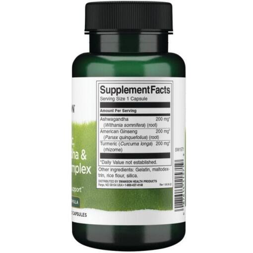 Ashwagandha & Ginseng-kompleks - 60 kapsler