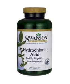 Betain HCl saltsyre - 250 veganske kapsler