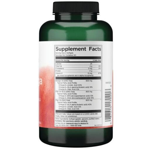boragoolie og fiskeolier - 120 softgels