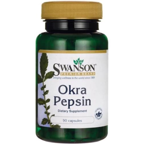 Okra Pepsin - 90 kapsler