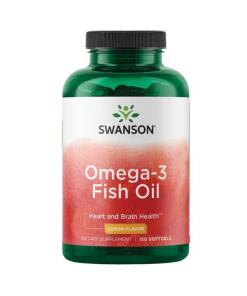 Omega-3 fiskeolie med citronsmag - 150 softgels