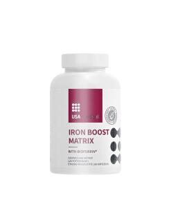 USA Medical - Iron Boost Matrix BioFerrin 60 Kapsler