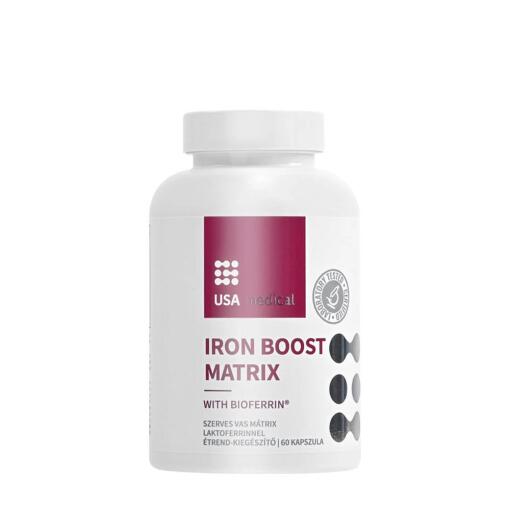 USA Medical - Iron Boost Matrix BioFerrin 60 Kapsler