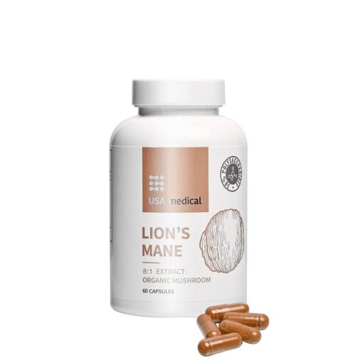 USA Medical - Lion's Mane 60 kapsler