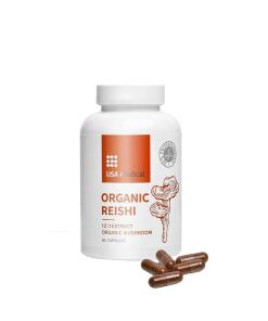 USA Medical - Økologisk Reishi 60 Kapsler