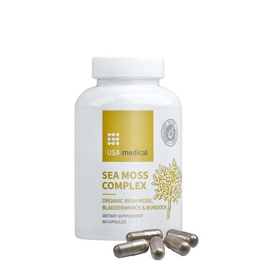 USA Medical - Sea Moss Complex 60 kapsler