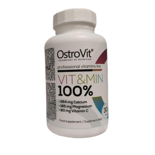OstroVit - Vit&Min 100% 30 tabletter