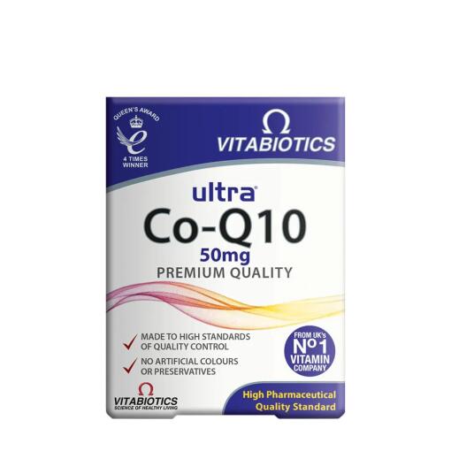 Vitabiotics - Ultra Co-Q10 50 mg (60 tabletter)