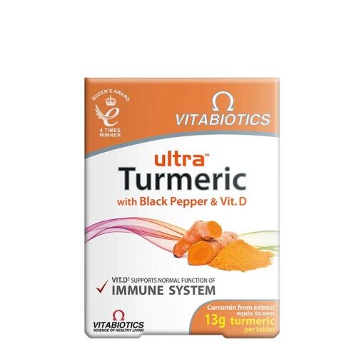 Vitabiotics - Ultra Gurkemeje 60 Kapsler