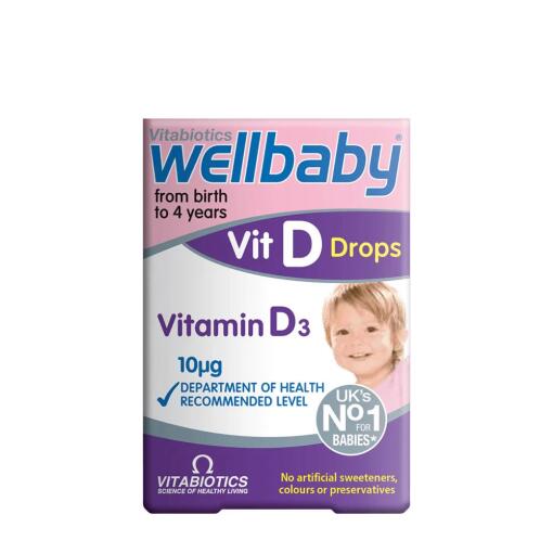 Vitabiotics - Wellbaby Vitamin D-dråber 30 ml
