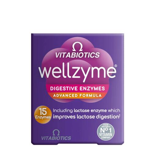 Vitabiotics - Wellzyme Avanceret Fordøjelsesenzymer 60 kapsler