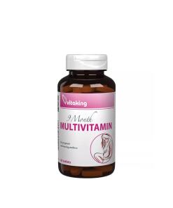 Vitaking - 9 Måneders Multivitamin 60 Tabletter